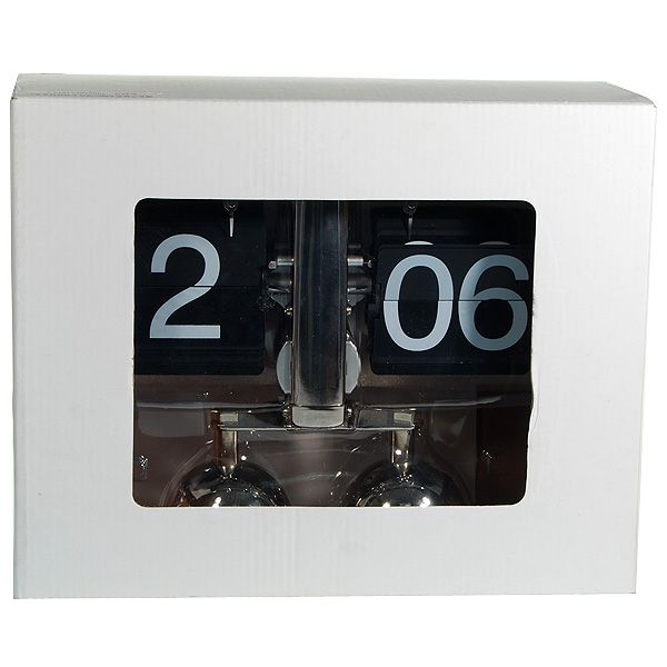 Cool Funny Retro Digital Flip Page Gear Clock Display