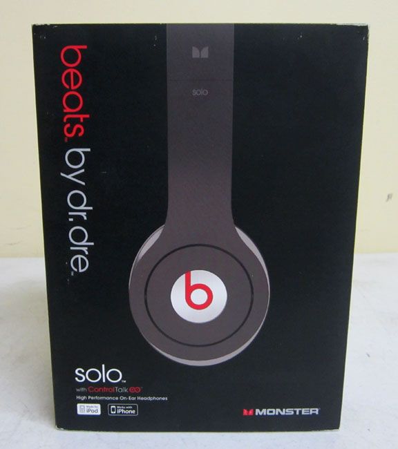 Monster Beats Solo By Dr. Dre Black Headphones