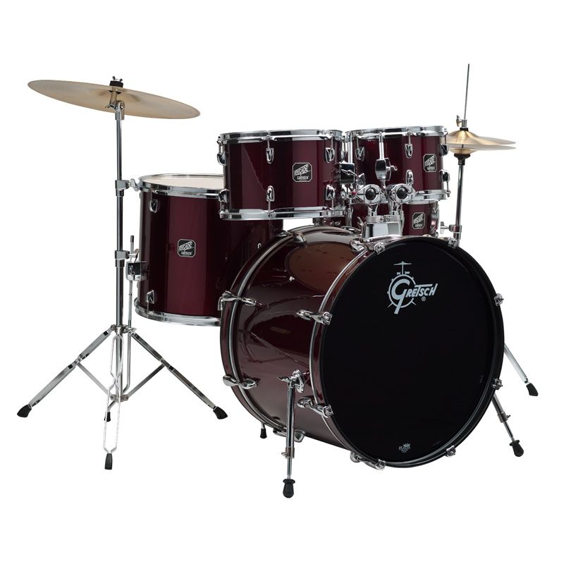 Gretsch Renegade Beginner Drum Set, Wine Red   