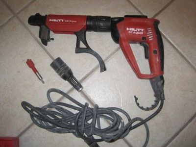 hilti sf4000 drywall gun with screws contractor