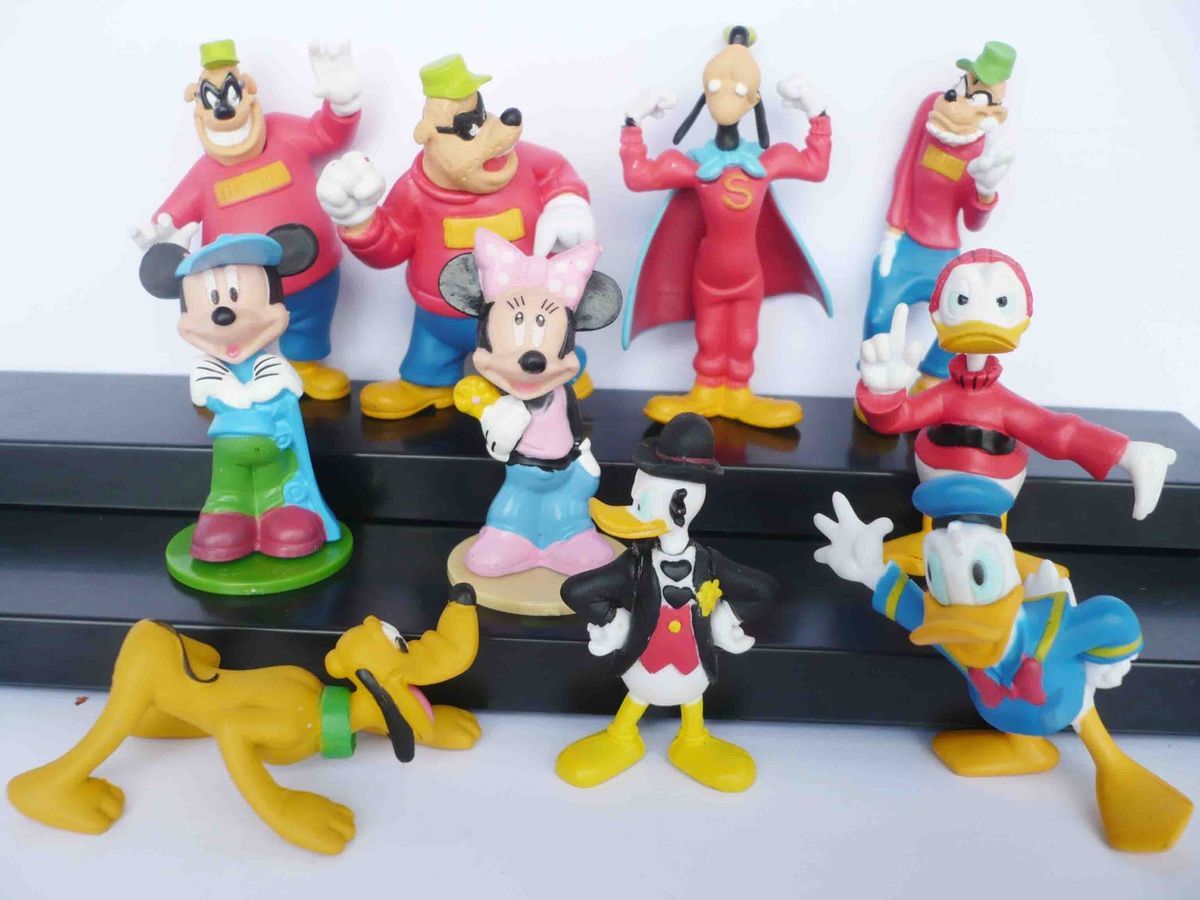  Duck Mickey Mouse Super Hero Goofy Figure Loose Set 2 3 DS4