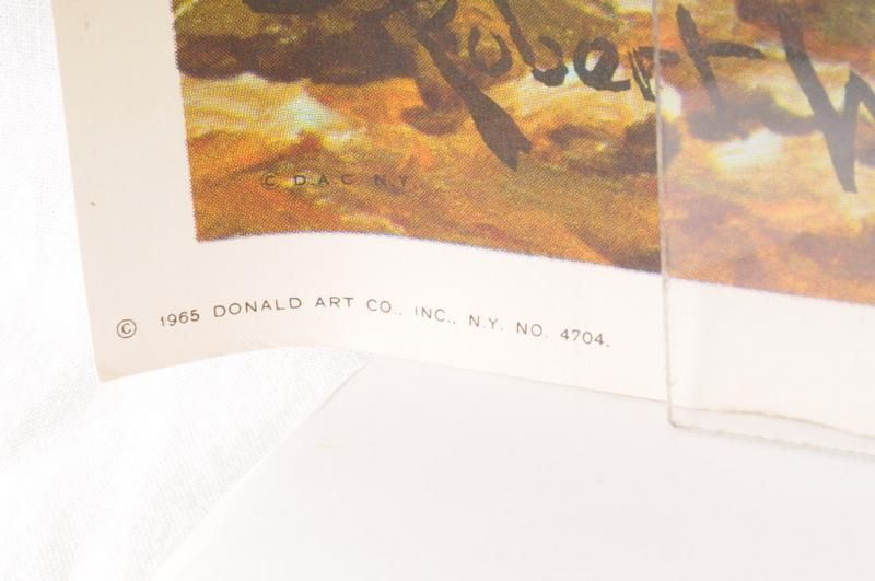 Vintage 1962 Robert Wood Autumn Bronze LG 41 Print