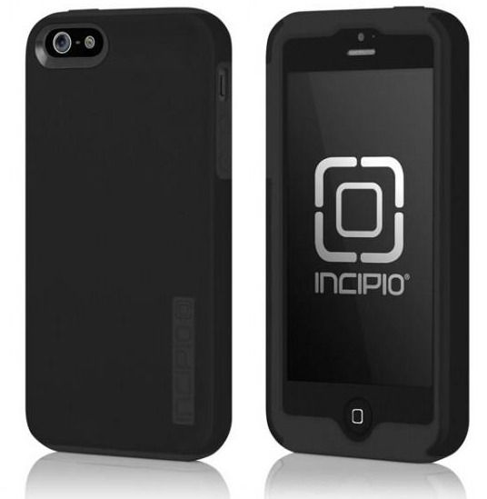 iPhone 5 Dual PRO Hard Shell Case with Silicone Core   Obsidian Black