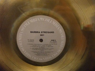  Streisand Wet RIAA Gold Record Award Presented to Sandy Farina