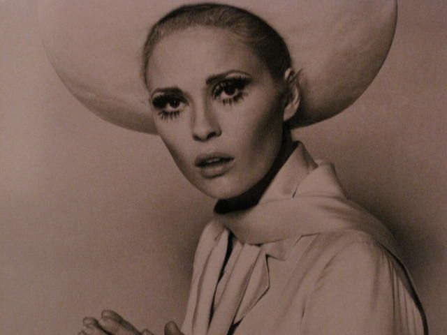 Faye Dunaway in Bold Makeup Unexpected Headshot Photo