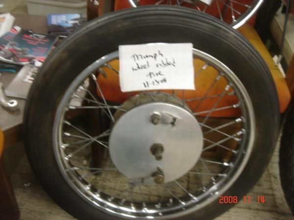 Front Wheel Triumph T120 Bonneville 60s Original Dunlo