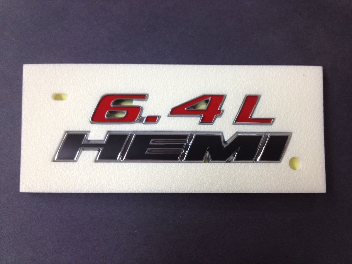 Dodge Charger Challenger SRT8 6 4L Hemi Emblem Mopar