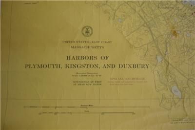  Chart The Harbors of Plymouth Duxbury Kingston Harbors 4th Ed