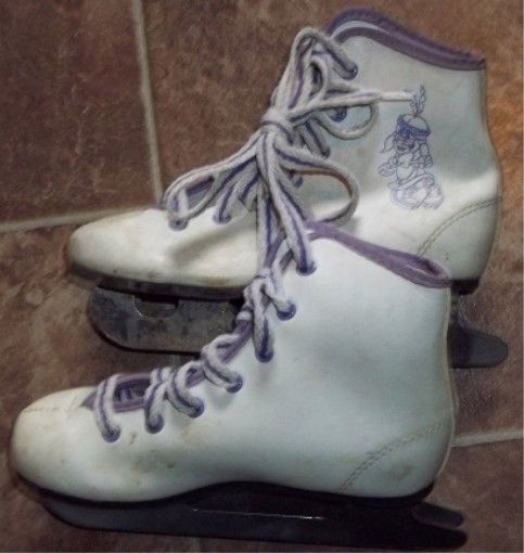 Vintage Childs Seneca SIZE13J Dual Blade Ice Skates