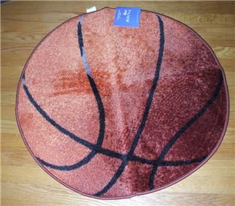 New Colormate Kids Basketball Sports Rug Bath Bedroom 