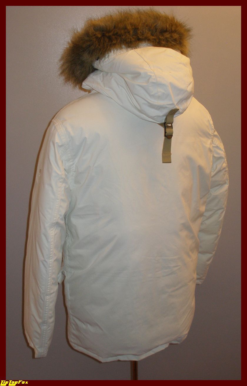 TIMBERLAND HOODED DUCK DOWN & FEATHER FILLED SNORKEL PARKA JACKET COAT