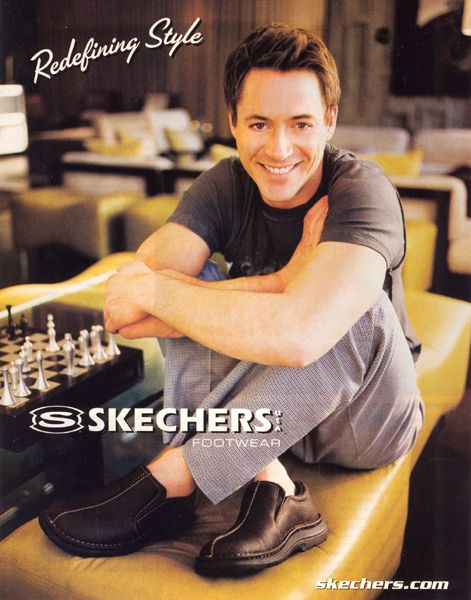 2002 Skechers Ad clipping Robert Downey Jr