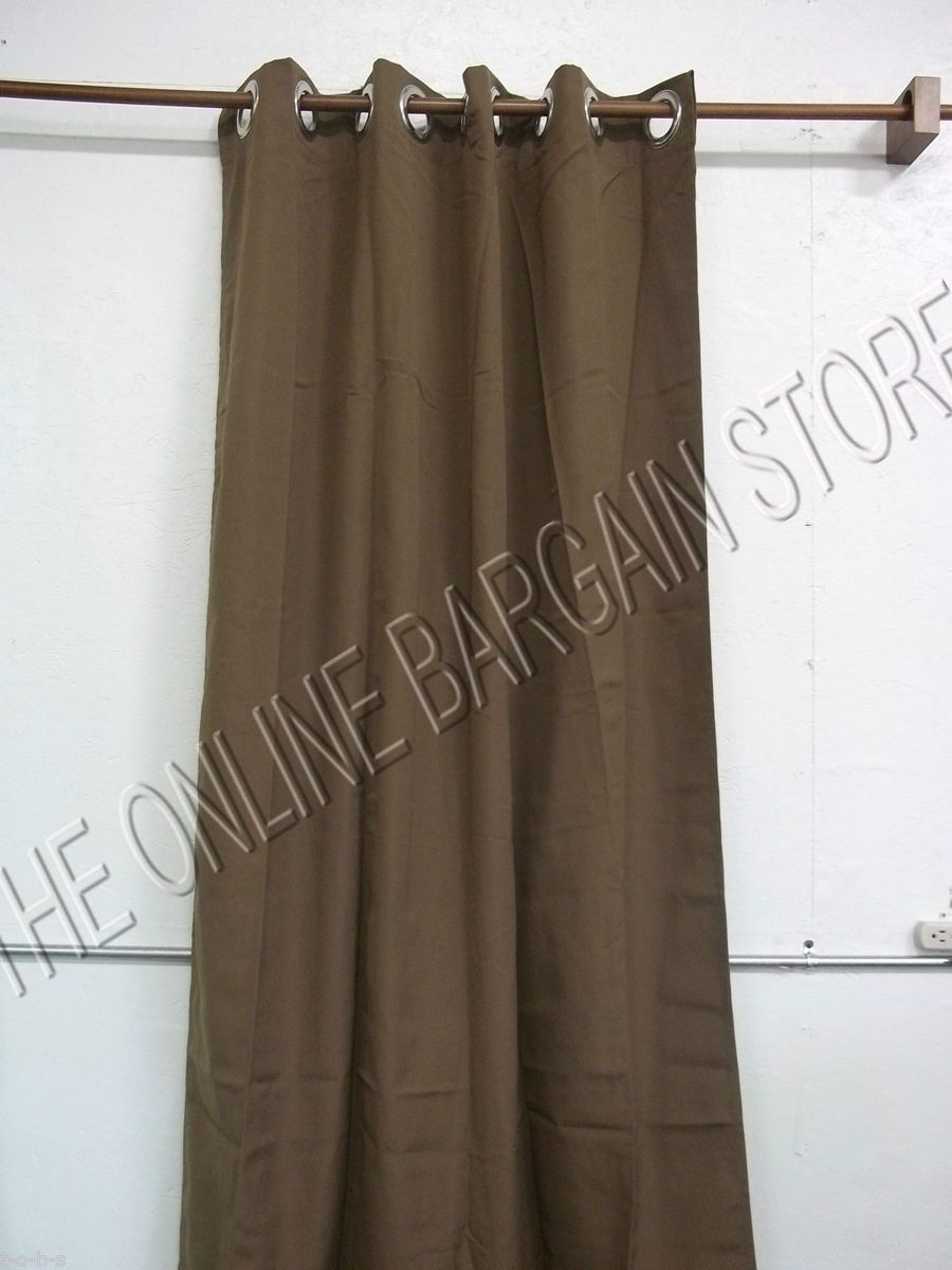  Designs Outdoor Curtains drapes Panels Grommet Sunbrella 50x120 brown