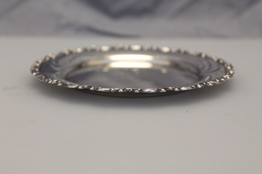 L62 ANTIQUE R. WALLACE AND SON STERLING SILVER CANDY / BON BON DISH 71