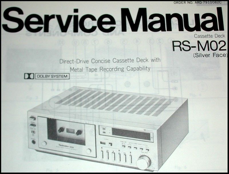 New Manuals for Hitachi ft 1 ft 1L Am FM Tuner Technics RS M02