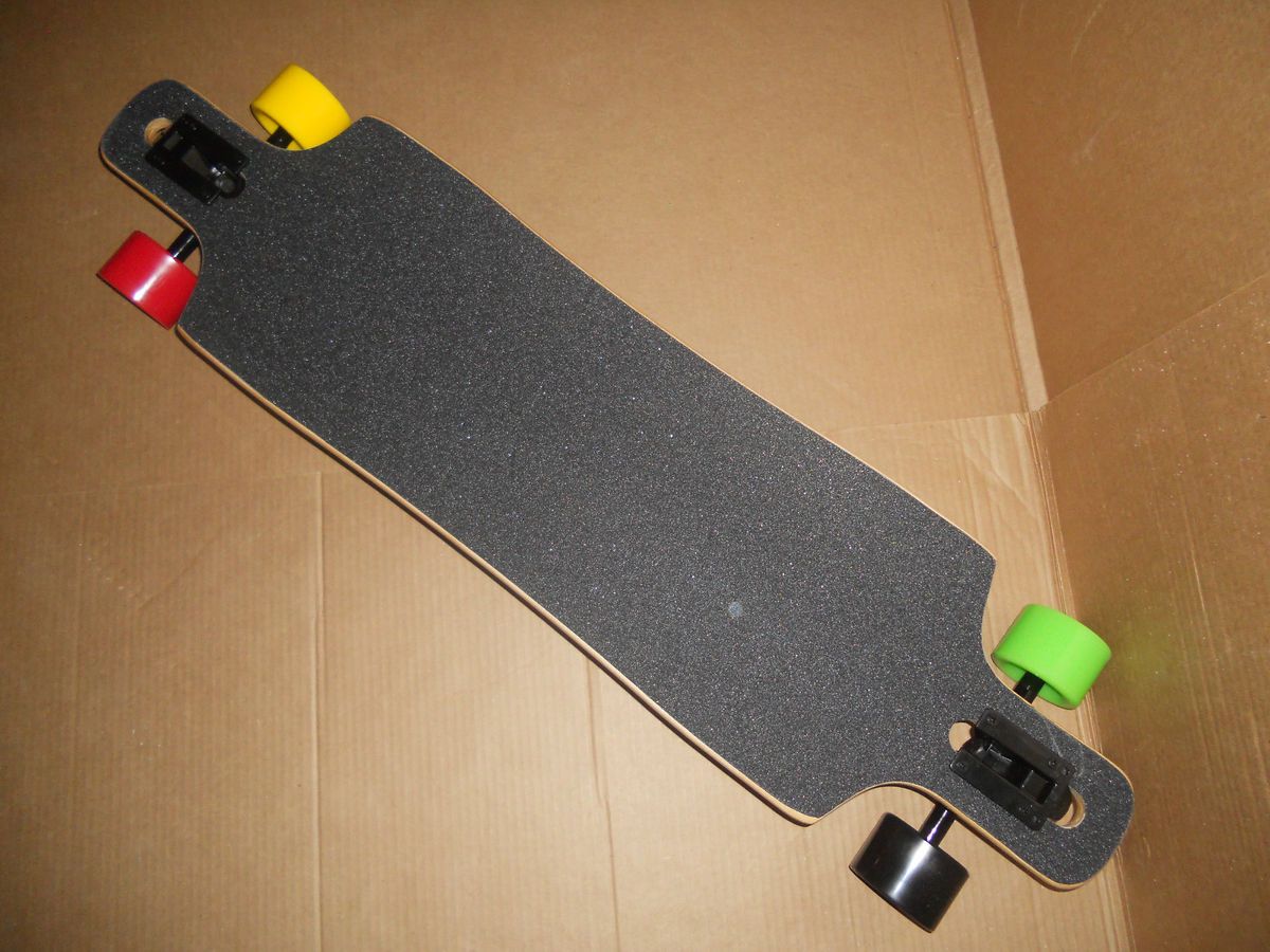 DT12 DROP THROUGH LONGBOARD deck only 40x10 skate skateboard thru surf