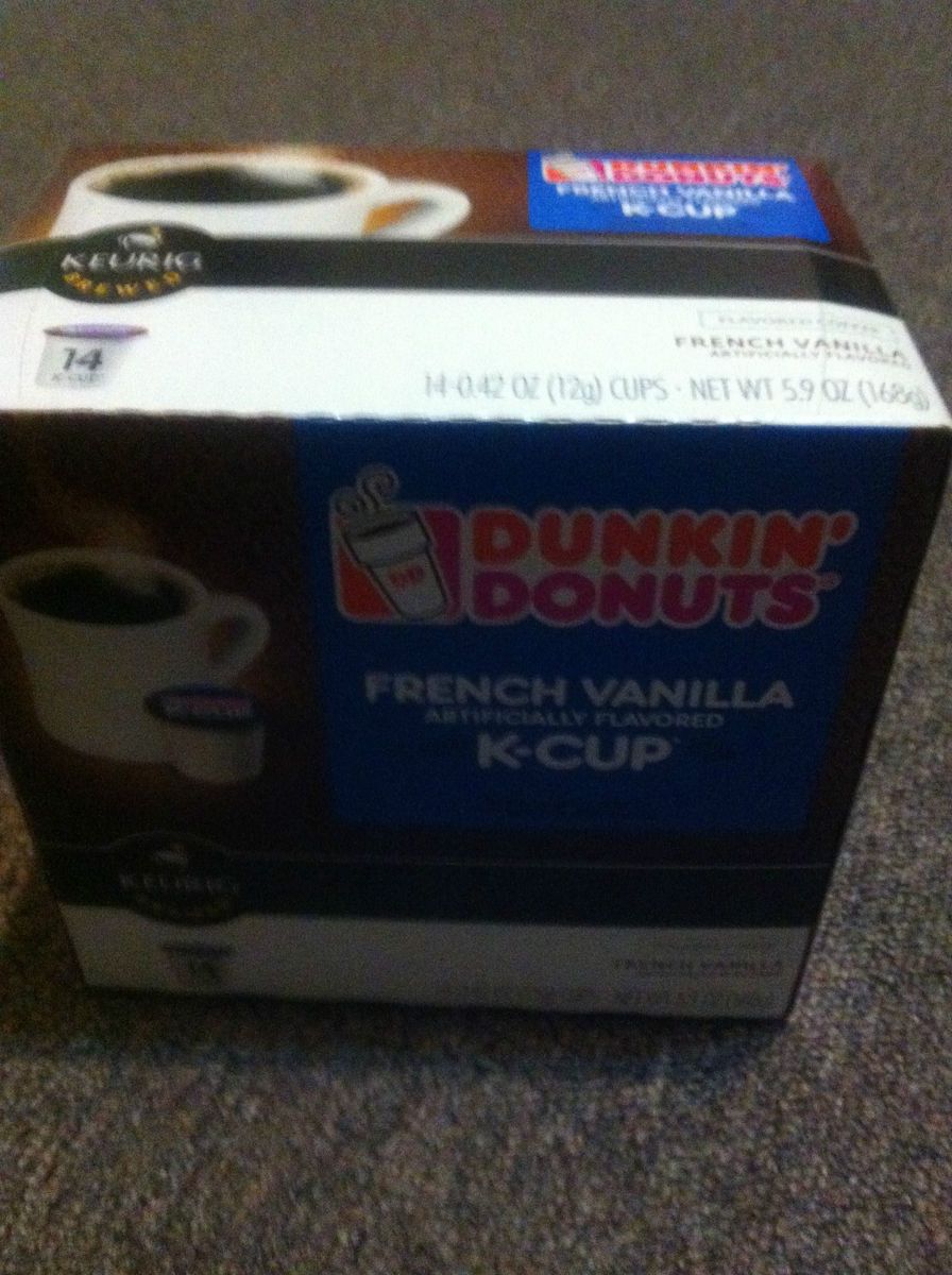 Dunkin Donuts Coffee K Cups French Vanilla