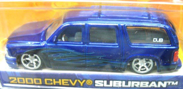 Jada Dub City 2000 Chevy Suburban RARE Set of 2 1 64