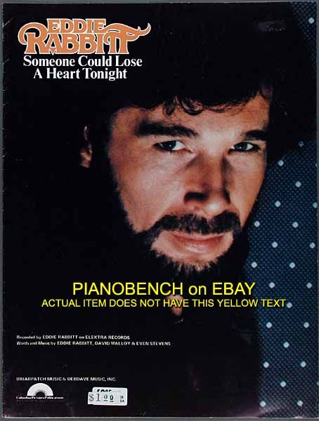 Eddie Rabbitt Someone Could Lose A Heart Tonight 1981 Malloy Stevens