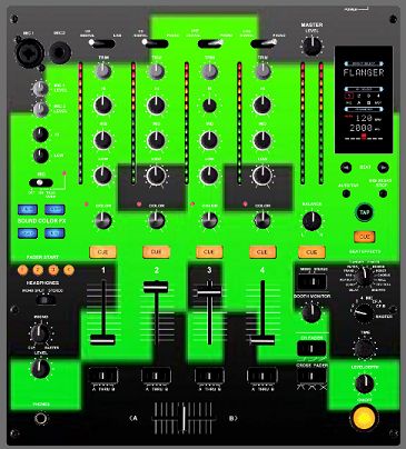 Pioneer CDJ 1000 800 850 400 900 200 2000 Skin Faceplate Absolute One