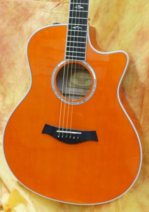 Taylor 616CE RARE Trans Orange Flame Maple Expressions System Pristine