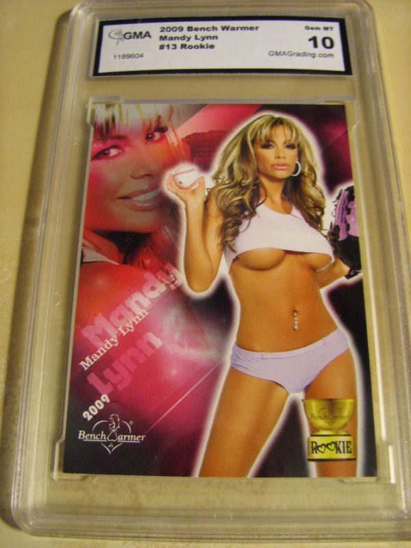 Mandy Lynn 2009 Benchwarmer Rookie RC 13 Graded 10