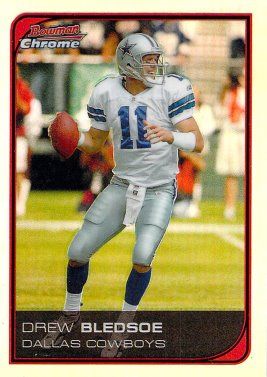 Drew Bledsoe Cowboys 2006 Bowman Chrome Refractor 188