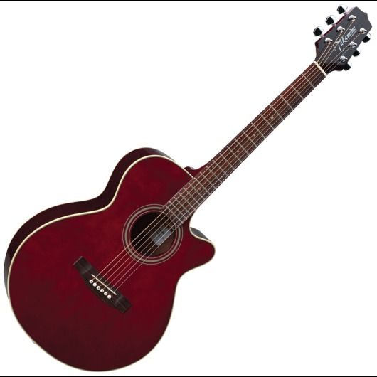  Takamine G Series FXC G260C WR Wine Red Acoustic Cutaway Guitar