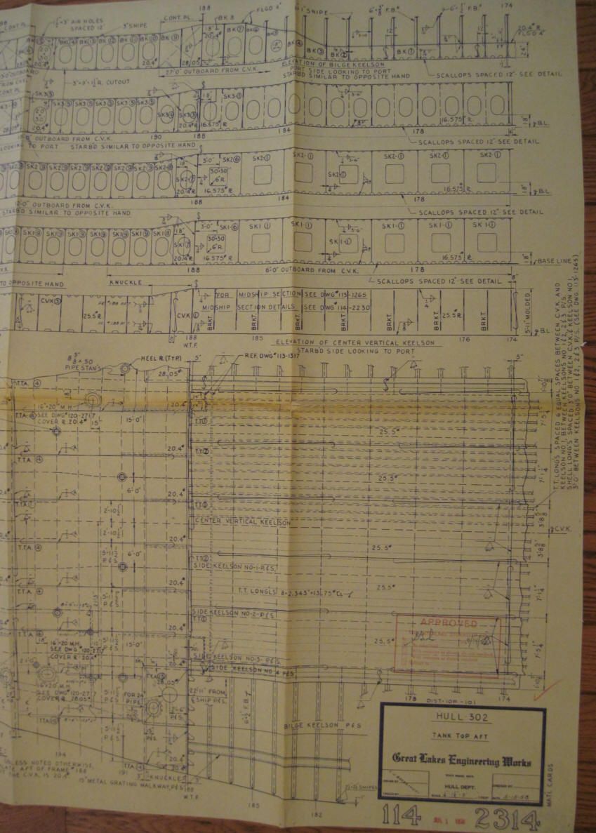  Freighter Herbert C Jackson Hull 302 Tank Top aft Blueprint