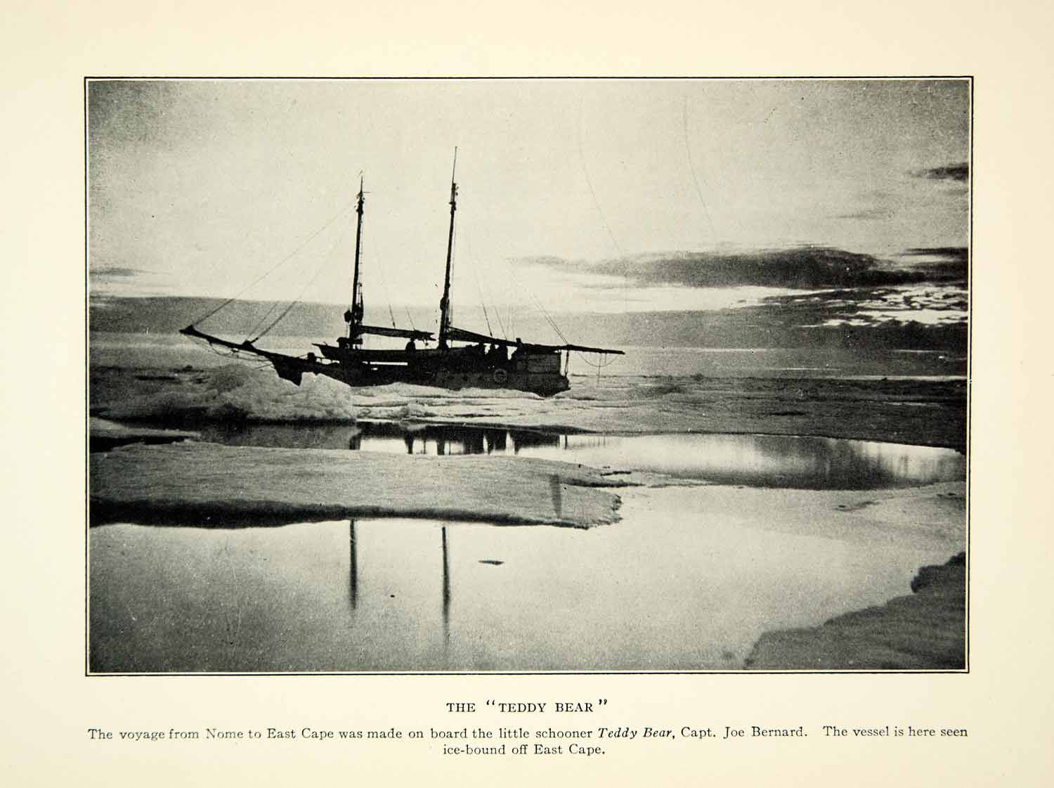  Bear Fifth Thule Expedition SHIP Schooner Joe Bernard East Cape