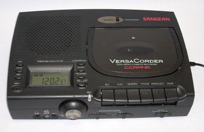 Sangean C Crane Versacorder Dual Speed Cassette Recorder