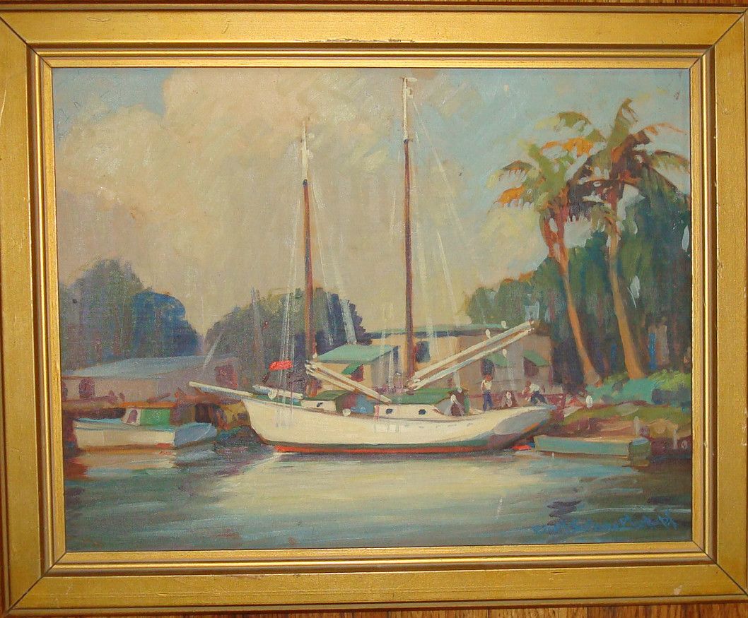  Early Florida Painting