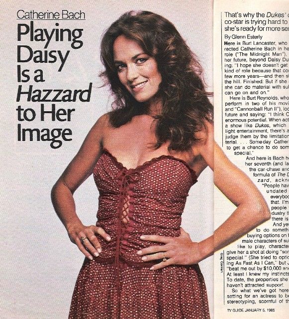 Daisy Duke 85 Catherine Bach Dukes of Hazzard TV Guide