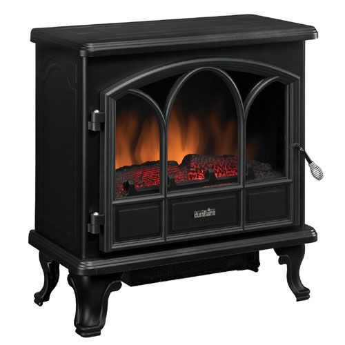 Duraflame DFS 750 1 25 Remote Control Black Electric Stove Heater