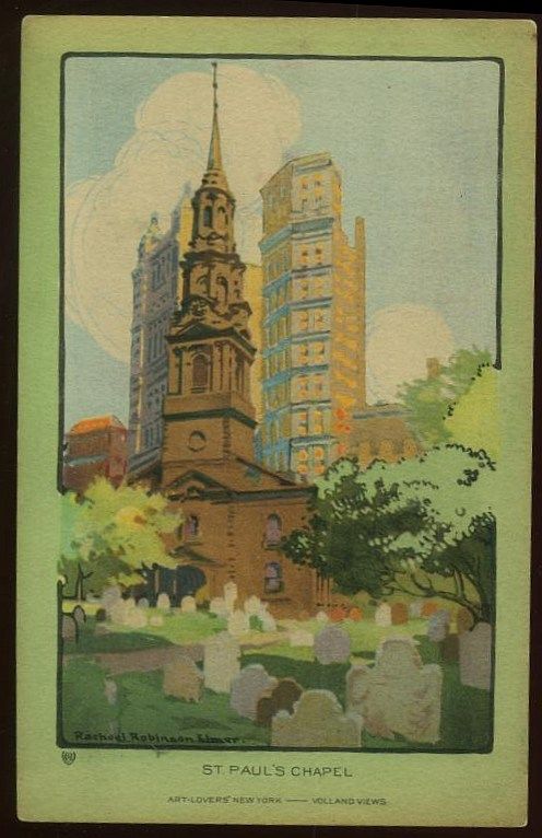 070811 Volland Views New York City NY Postcard A s Elmer