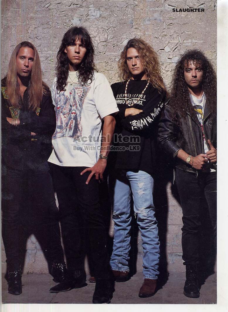  Mini Poster Pin Up Page Trixter Mark Slaughter Blas Elias LK9