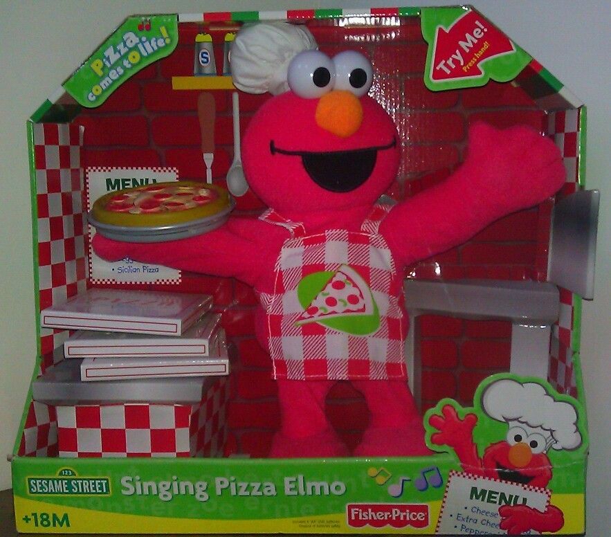 Singing Pizza Elmo Doll Collectors Item