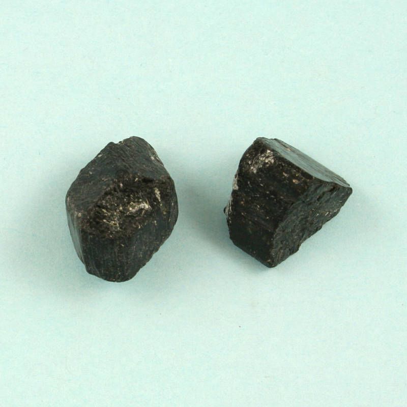  Black Tourmaline aka Schorl 2 Raw Crystals China