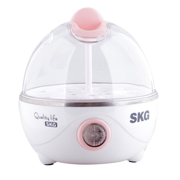 Mini SKG Egg Cooker Electric Steam Egg Cooking Boiler Poacher 6 Holes