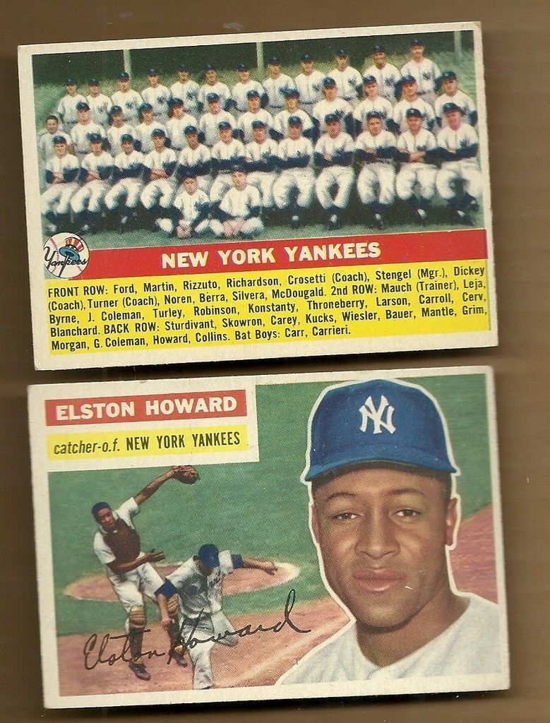 1956 Topps Elston Howard 208 Yankees