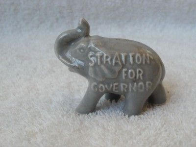  Republican GOP Monmouth Pottery Political Elephant Figure