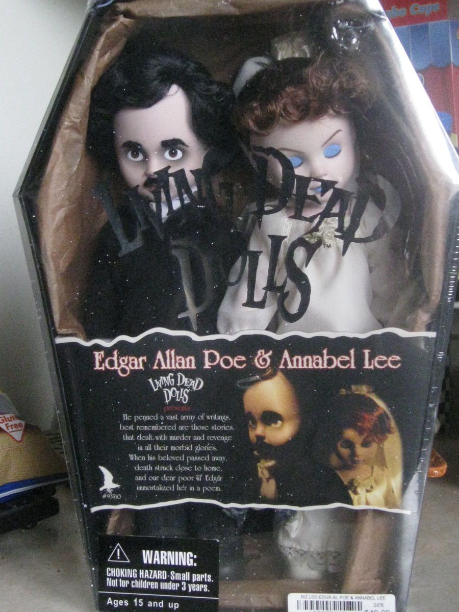 living dead dolls edgar allan poe and annabel lee