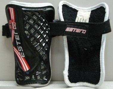 estero youth soccer shin guards black small used