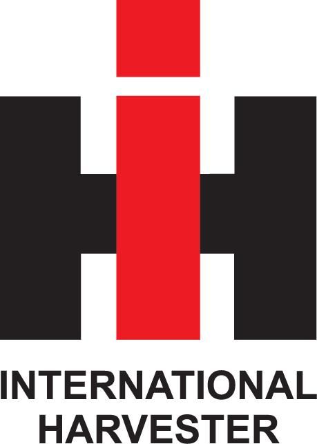 International Harvester Logo Decal 5 75 x 8 Red Black