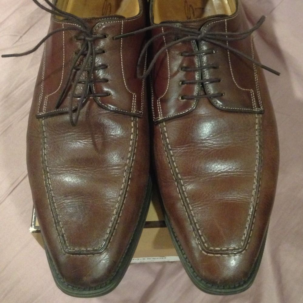 Santoni Elliston brown 8 5 EE Fits Like 9 9 5 435