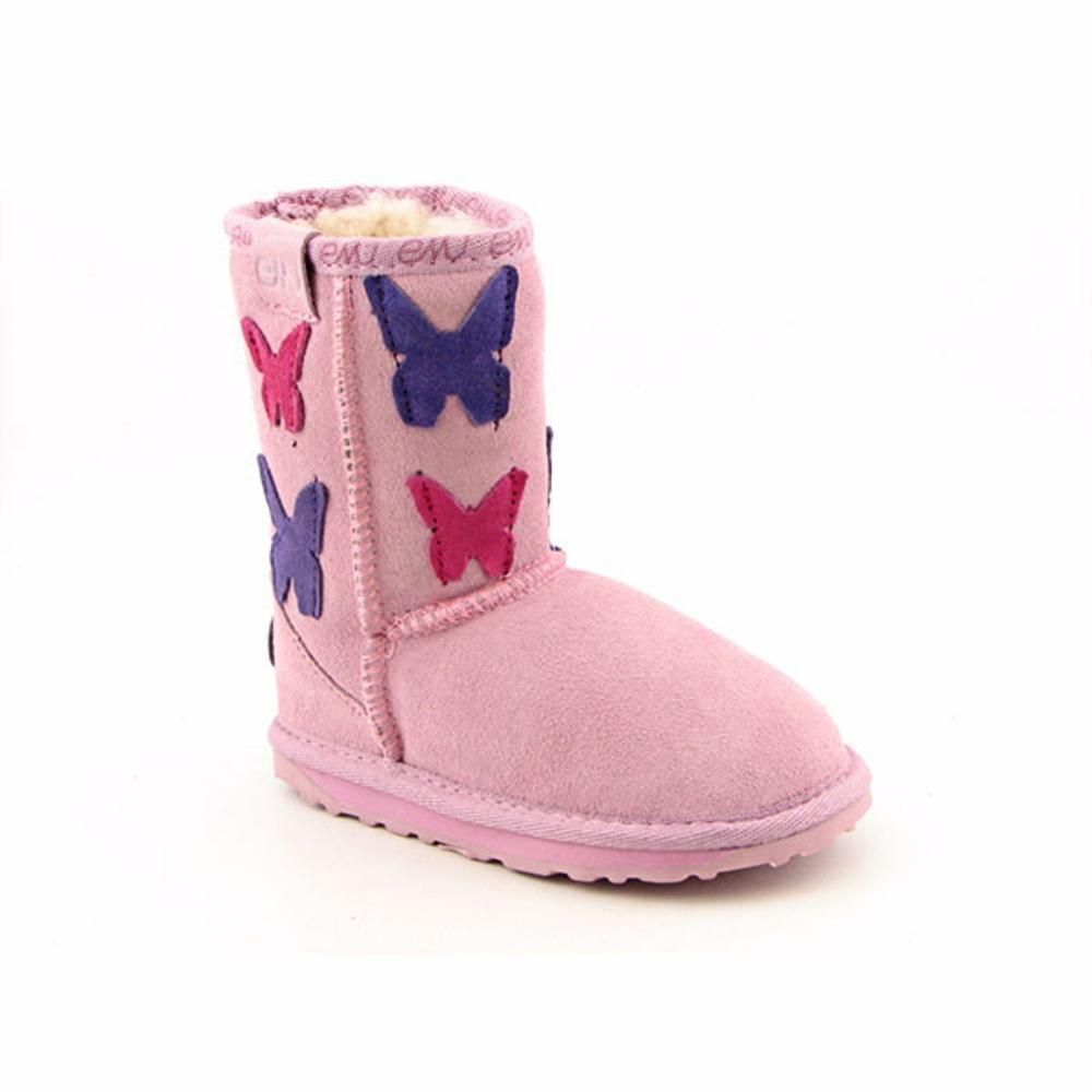 Emu Australia Mila Lo Kids Infant Baby Girls Size 9 Pink Boots Winter