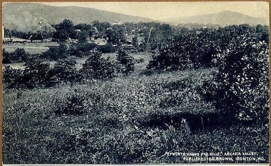 c1910 Epworth Among Hills Arcadia Valley Ozarks Ironton MO PC