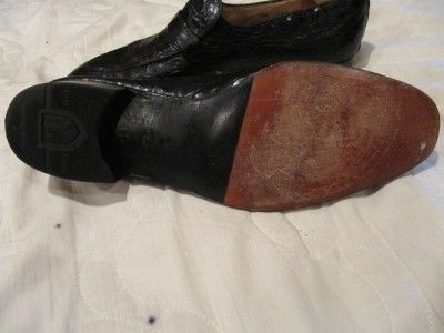 Di Fabrizio Mens Genuine Alligator Shoes Size 11 5 RARE