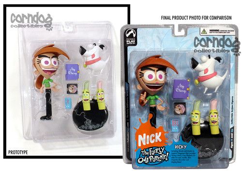 Fairly OddParents Odd Parents Palisades Toys Prototype Vicky Figure