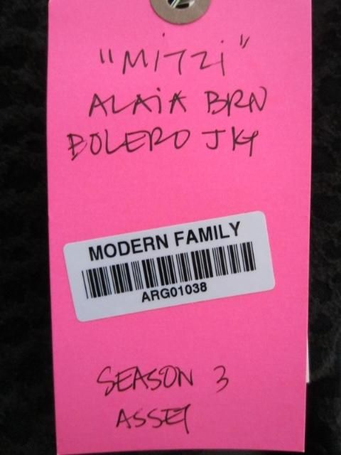 Modern Family Mitzi Roth Ellen Barkin Screen Worn ALAIA Jacket EP 318
